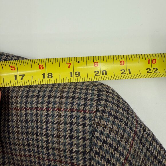 Chaps Ralph Lauren Vintage Houndstooth Wool Blazer Sport Jacket 42 Long Canada - Picture 14 of 16